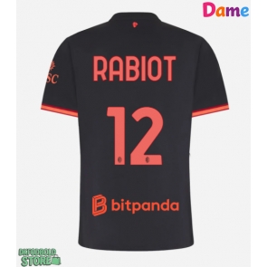 AC Milan Adrien Rabiot #12 Replika Tredjetrøje Dame 2026-27 Kortærmet